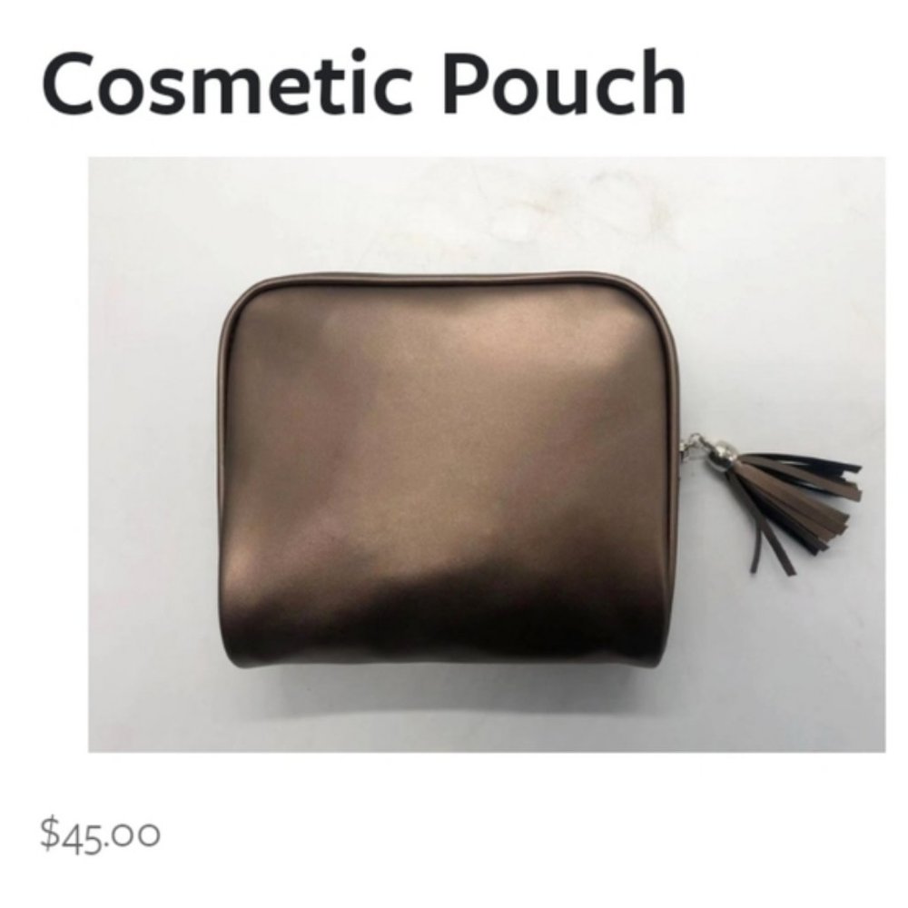Sienna Mae "Nora" Bronze Cosmetics Pouch